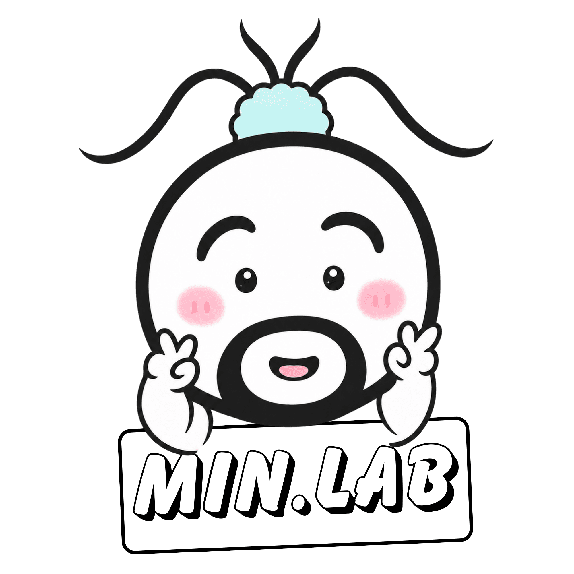 MIN.LAB mascot logo